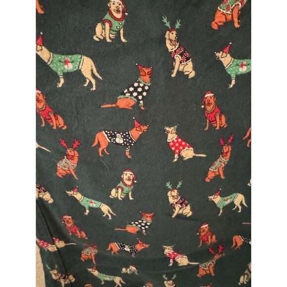 J.Crew Holiday Dog Pajama Pants Size M - Picture 3 of 6